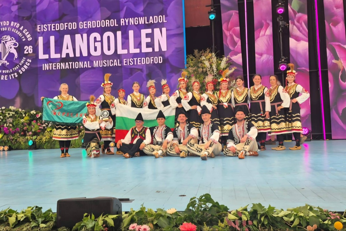 Фолклроен клуб „Мераклии“ спечели първо място на престижния Llangollen International Musical Eisteddfod