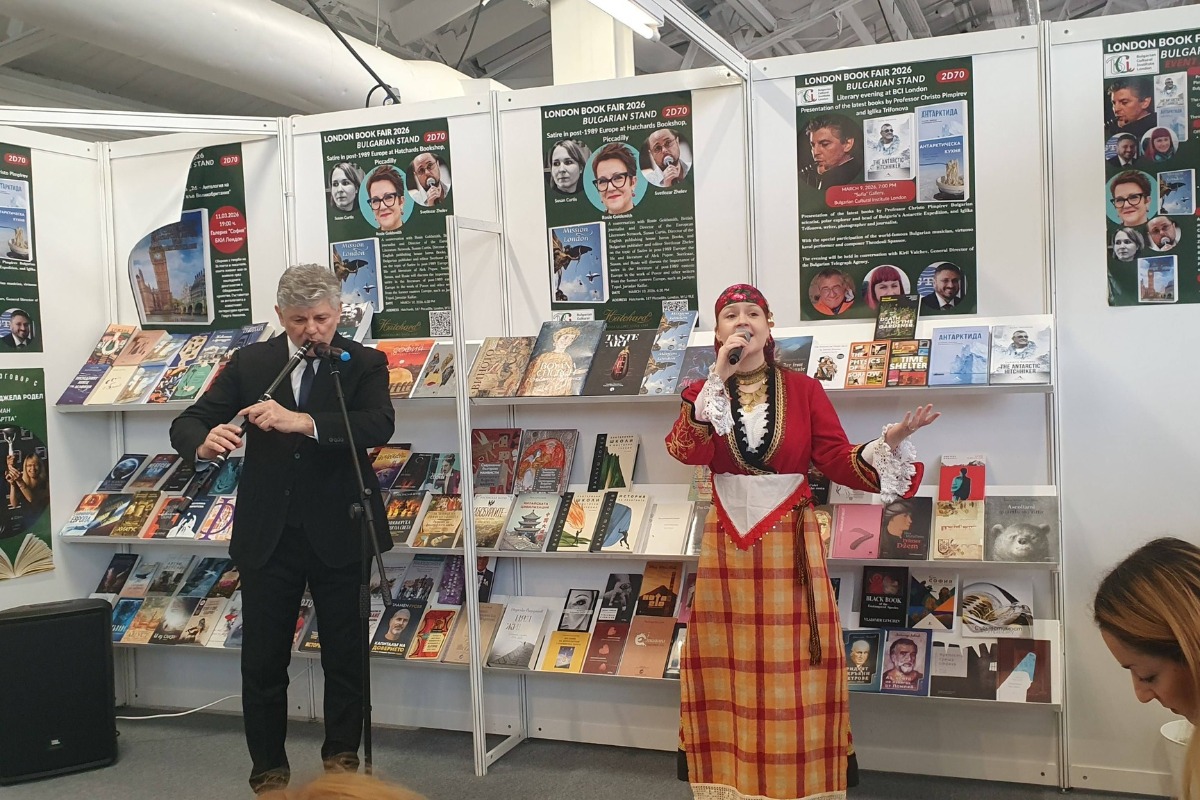 Теодосий Спасов и Мария Георгиева пренесоха българския дух на Панаира на книгата в Лондон